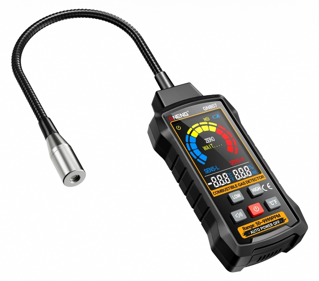 Detector de gas ANENG GN807 para GLP y Gas Natural